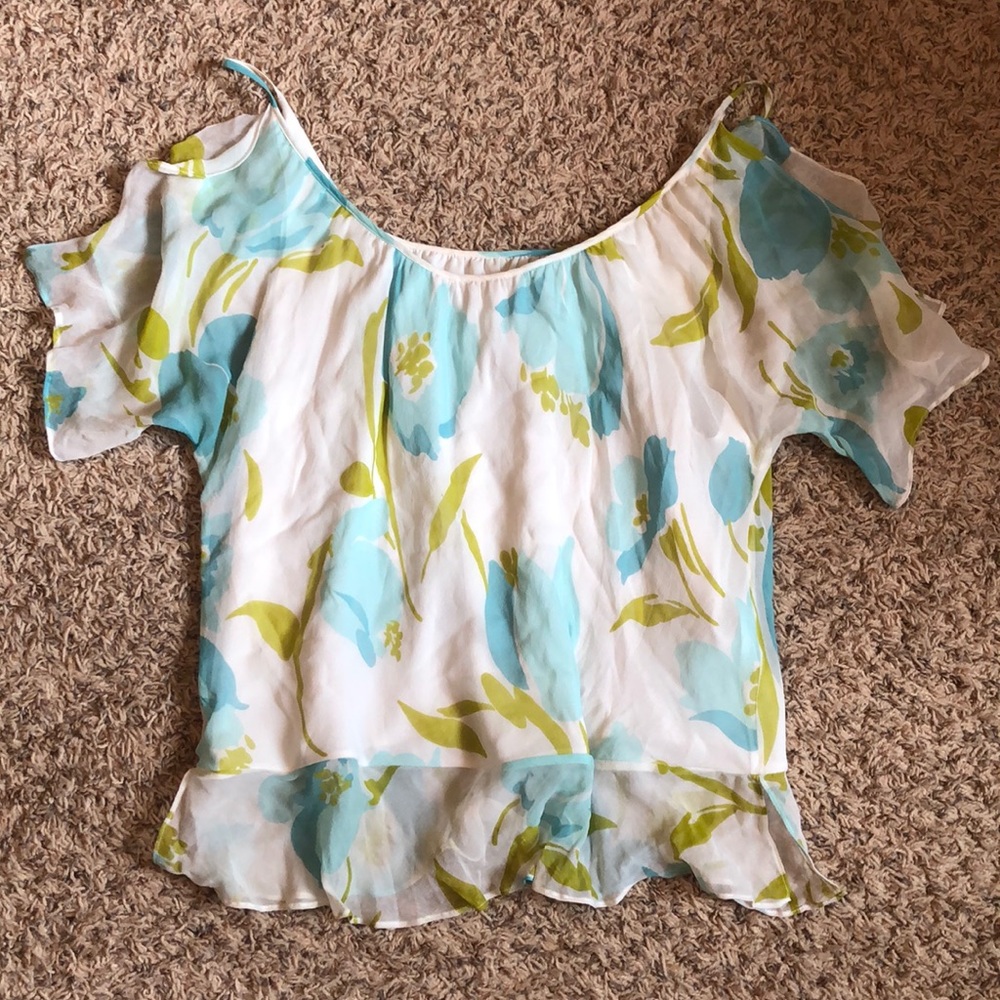 Bright floral shirt